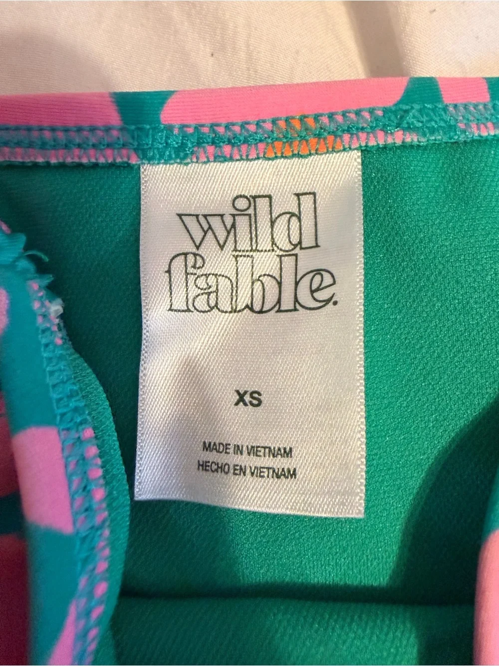 wild fable Pink & Green Floral Girls' Bikini Swim Set